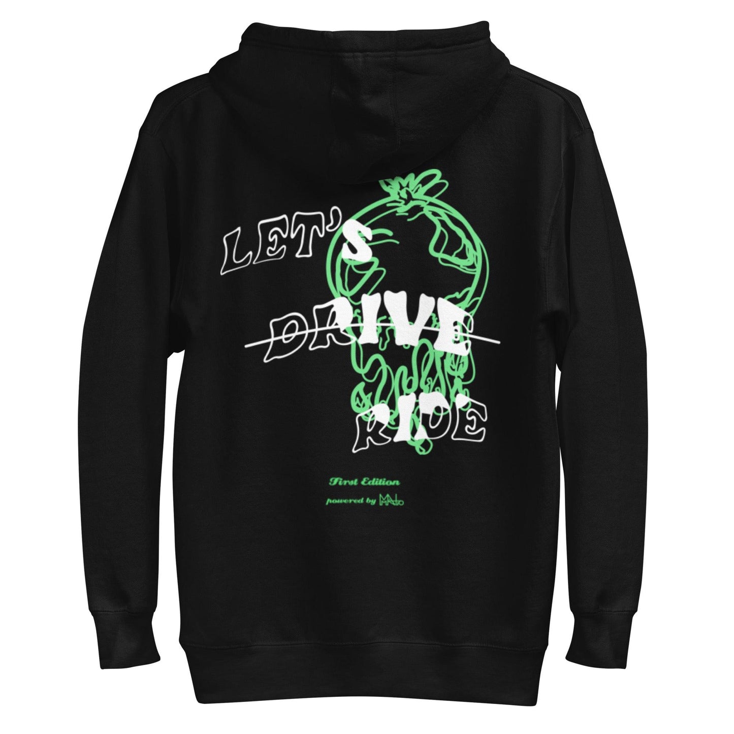 Let's ride Hoodie black