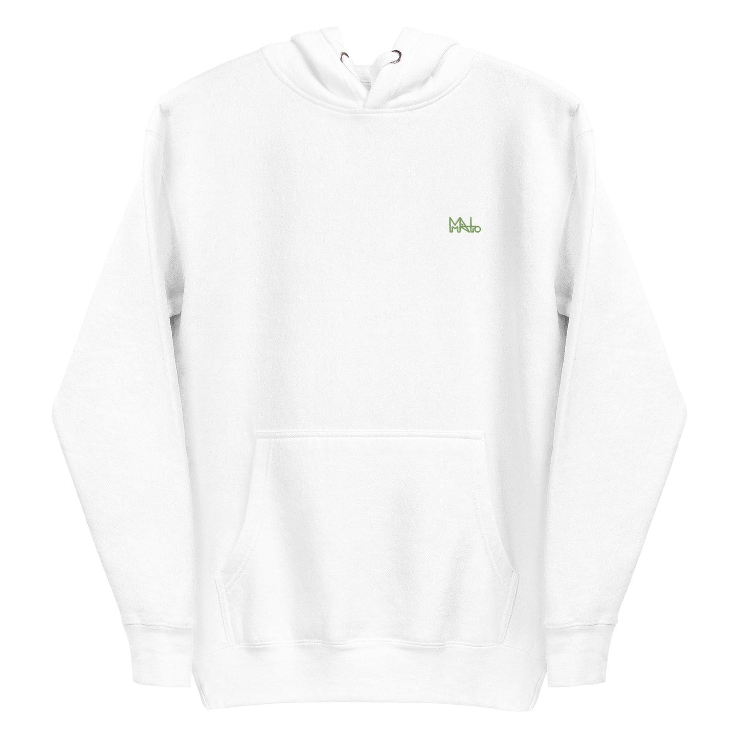 Let's ride Hoodie white